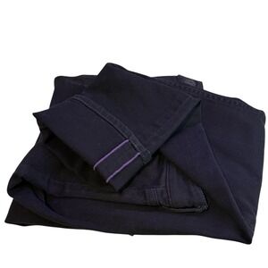 Ralph‎ Lauren Purple Label Black Selvedge Denim Slim Fit Jeans Mens Size 31
